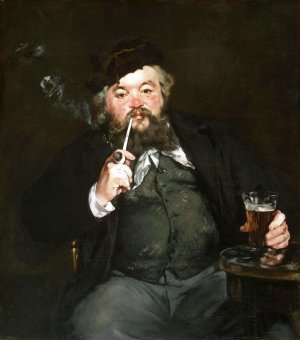 Main Product Photo of A Good Glass of Beer Painting by Edouard Manet