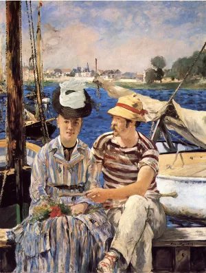 Argenteuil by Edouard Manet - Hand-Painted Oil Painting Reproduction