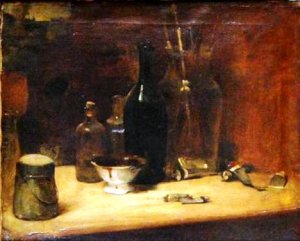 Main Product Photo of Artist Atelier Painting by Edouard Manet