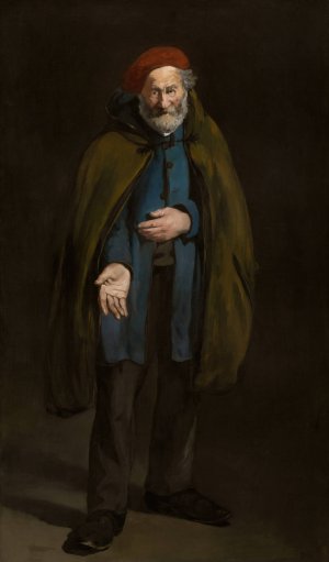 Beggar with a Duffle Coat by Oil Painting Reproduction