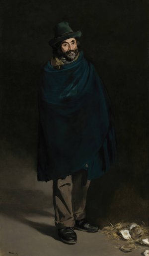 Main Product Photo of Beggar with Oysters Painting by Edouard Manet