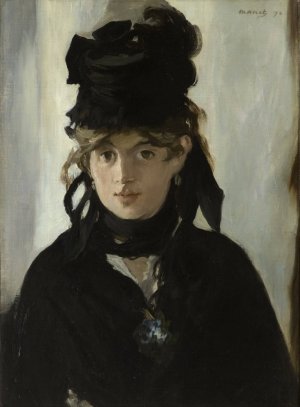 Main Product Photo of Berthe Morisot With A Bouquet Of Violets Painting by Edouard Manet