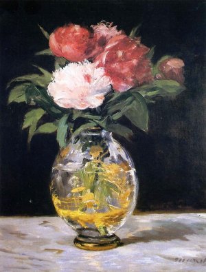 Main Product Photo of Bouquet of Flowers Painting by Edouard Manet