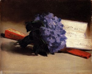 Main Product Photo of Bouquet Of Violets Painting by Edouard Manet