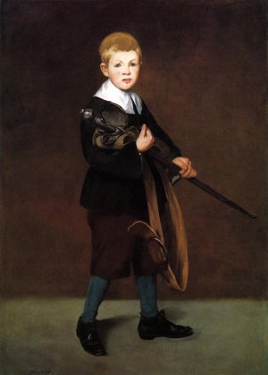 Main Product Photo of Boy with a Sword Painting by Edouard Manet