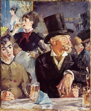Main Product Photo of Cafe-Concert Painting by Edouard Manet