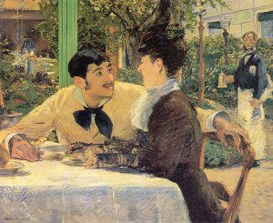 Chez Le Pere Lathuile by Oil Painting Reproduction