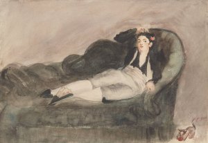 Main Product Photo of Copy of Reclining Young Woman in Spanish Costume Painting by Edouard Manet