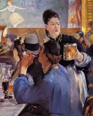 Corner in a Cafe-Concert by Oil Painting Reproduction