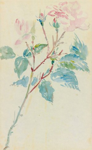 Main Product Photo of eglantines Painting by Edouard Manet