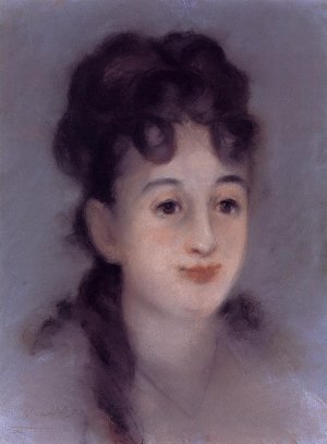 Main Product Photo of Eva Gonzales Painting by Edouard Manet