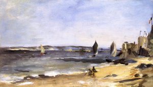 Main Product Photo of Fine Weather at Arcachon Painting by Edouard Manet