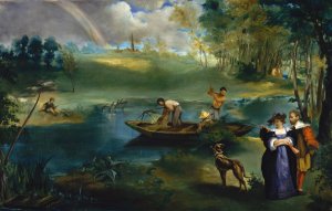 Main Product Photo of Fishing Painting by Edouard Manet