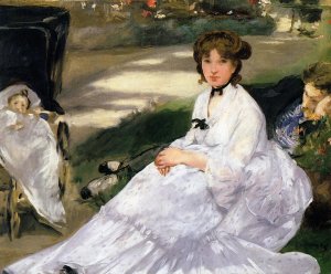 Main Product Photo of In the Garden Painting by Edouard Manet