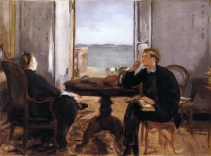 Interior at Arcachon by Oil Painting Reproduction