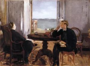 Interior at Arcachon by Oil Painting Reproduction