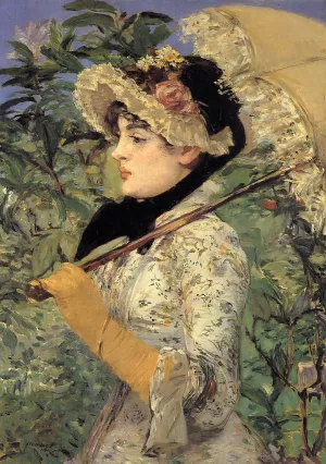 Jeanne: Spring by Edouard Manet - Hand-Painted Oil Painting Reproduction