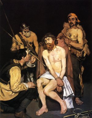 Main Product Photo of Jesus Mocked by the Soldiers Painting by Edouard Manet