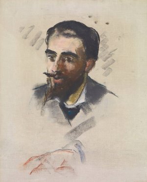 Main Product Photo of Jeune Homme a Barbe Blonde Painting by Edouard Manet