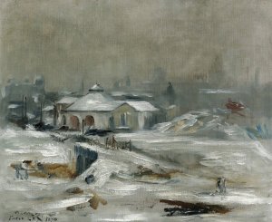 Main Product Photo of La Gare Du Chemin De Fer De Sceaux Painting by Edouard Manet