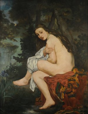 Main Product Photo of La Nymphe Surprise Painting by Edouard Manet