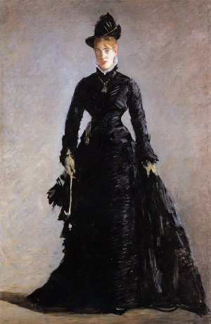 Main Product Photo of La Parisienne: Study of Ellen Andree Painting by Edouard Manet
