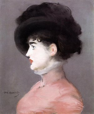 Main Product Photo of La Viennoise, Portrait of Irma Brunner Painting by Edouard Manet