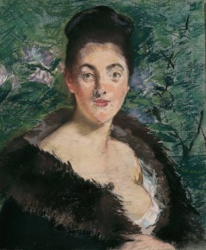 Main Product Photo of Lady in fur Painting by Edouard Manet