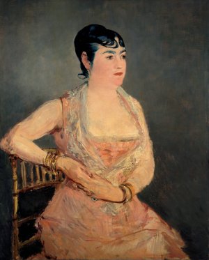 Main Product Photo of Lady In Pink Painting by Edouard Manet