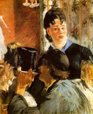 Le Serveuse de Bocks (The Waitress) by Oil Painting Reproduction