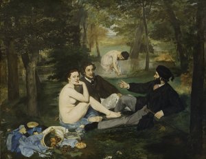 Main Product Photo of Luncheon On The Grass Painting by Edouard Manet