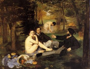 Main Product Photo of Luncheon on the Grass Painting by Edouard Manet