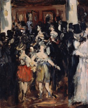 Main Product Photo of Masked Ball at the Opera Painting by Edouard Manet