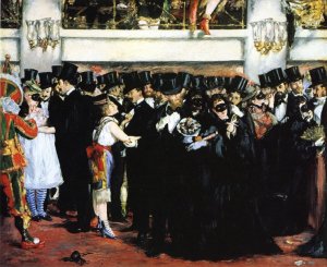 Main Product Photo of Masked Ball At The Opera Painting by Edouard Manet