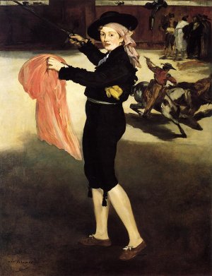 Mlle V...in the Costume of an Espada by Oil Painting Reproduction