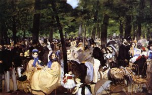 Main Product Photo of Music in the Tuileries Painting by Edouard Manet