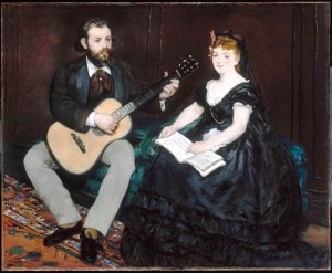 Music Lesson by Edouard Manet Oil Painting Reproduction