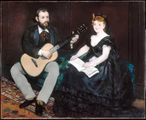 Music Lesson by Edouard Manet Oil Painting Reproduction