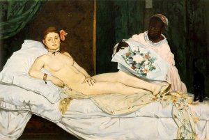 Main Product Photo of Olympia Painting by Edouard Manet