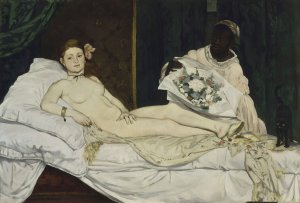 Main Product Photo of Olympia Painting by Edouard Manet
