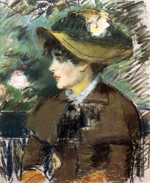 Main Product Photo of On the Bench Painting by Edouard Manet