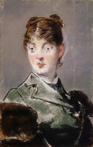 Main Product Photo of Parisienne, Portrait of Madame Jules Guillemet Painting by Edouard Manet