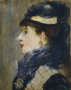 Main Product Photo of Portrait of a Lady Painting by Edouard Manet