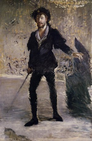 Main Product Photo of Portrait of Faure as Hamlet Painting by Edouard Manet