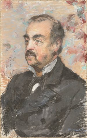 Main Product Photo of Portrait of Julien de la Rochenoire Painting by Edouard Manet