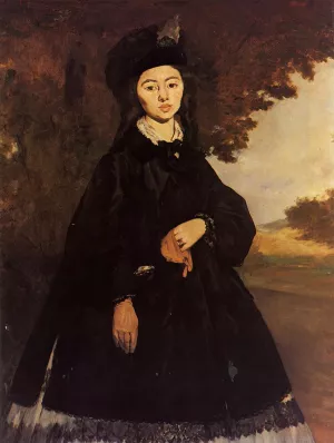 Portrait of Madame Brunet by Edouard Manet Oil Painting Reproduction