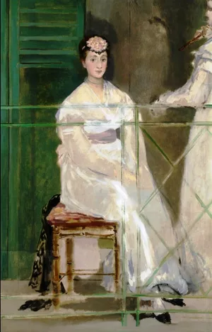 Portrait of Mademoiselle Clauss Study for the Balcony by Oil Painting Reproduction