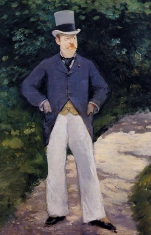 Portrait of Monsieur Brun by Edouard Manet Oil Painting Reproduction