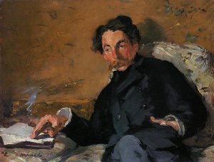 Portrait of Stephane Mallarme by Edouard Manet Oil Painting Reproduction