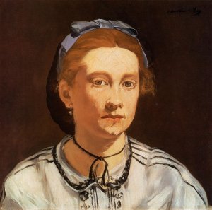 Main Product Photo of Portrait of Victorine Meurent Painting by Edouard Manet